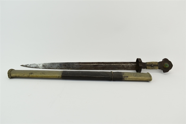 Antique Sino-Tibetan Sword and Scabbard