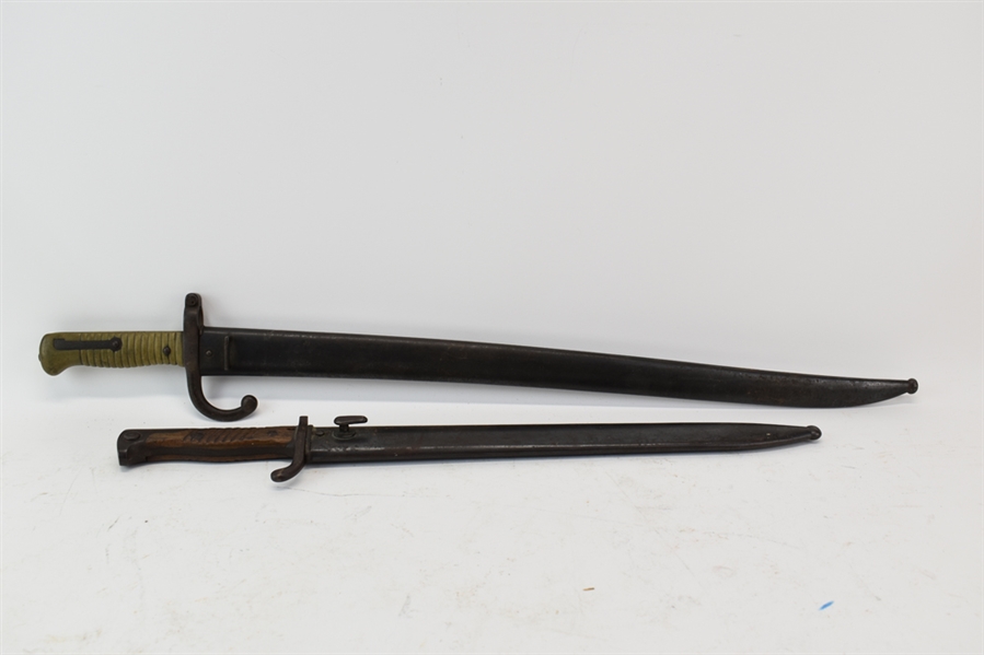 Two Vintage Bayonet Swords