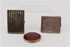 Group of Cigarette Cases and Compact