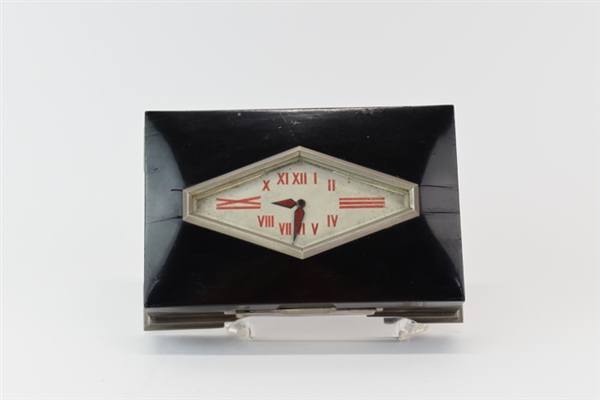Art Deco Gentlemans Cigarette Box Desk Clock
