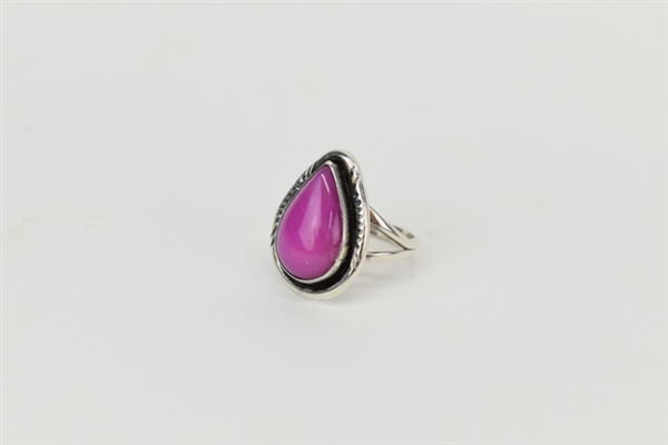 Nakai Sterling Silver Purple Stone Ring