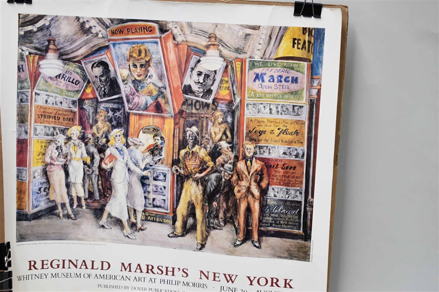 Reginald Marshs New York Poster Whitney Museum