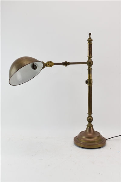 Vintage Robert Abbey Articulated Brass Desk Lamp