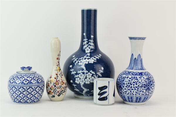 Group of Asian Vases