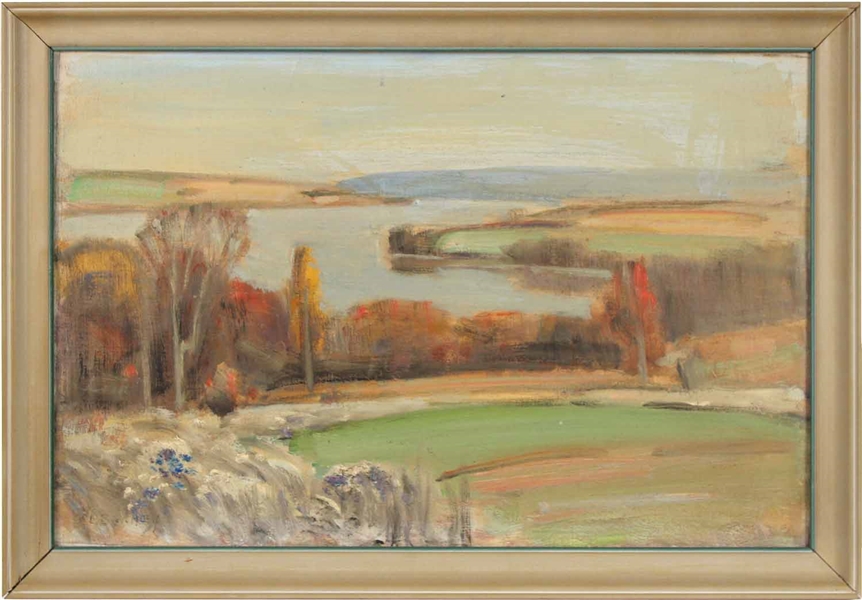 Frank A. Barney, Oil on Canvas, Lakeview