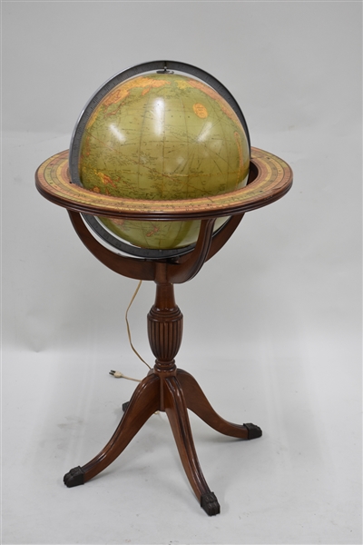 Vintage Replogle Globe On Stand