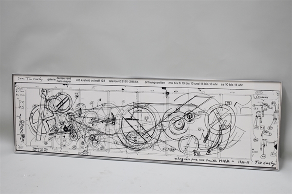Machines by Jean Tinguely 1968 Lithograph