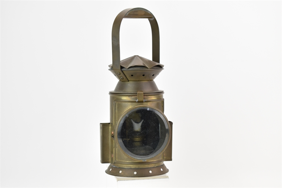 Antique Brass Signal Lantern