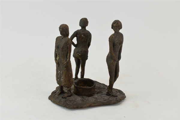 Bronze Sculpture of Three Ladies