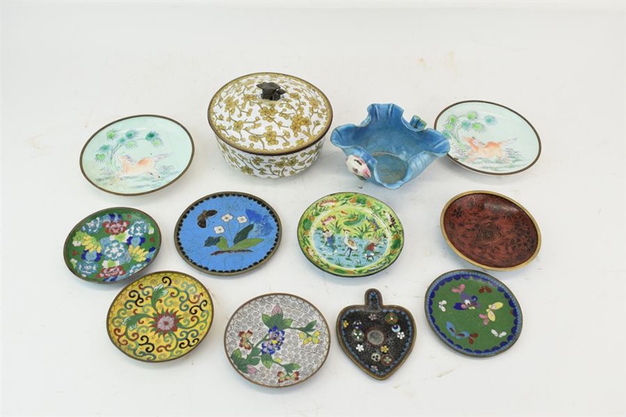 Group of Assorted Cloisonne and Champleve