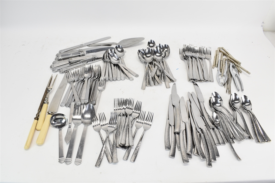 Large Group of Assorted Flatware