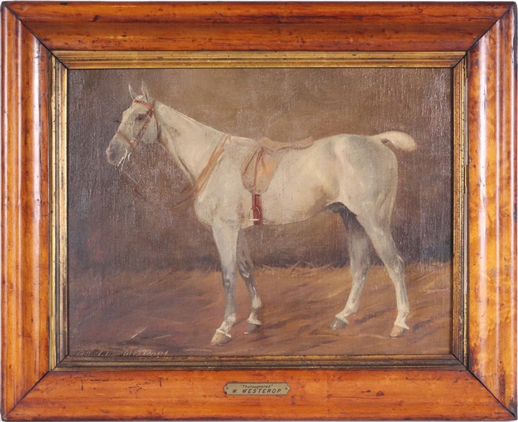 Wilhelm Westerop, Oil on Canvas, "Thoroughbred"