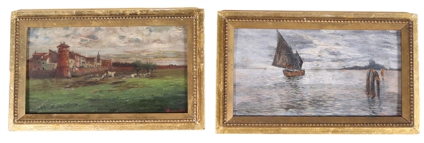 Two D. Zorgniotti Oils on Board, Landscapes