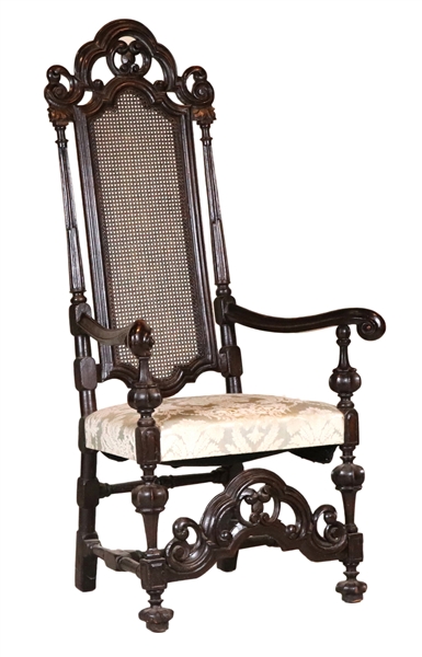 Charles II Beechwood Armchair