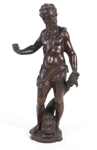 After Alessandro Vittoria, Bronze of Neptune