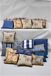 Large Group Assorted Decorative Throw Pillows