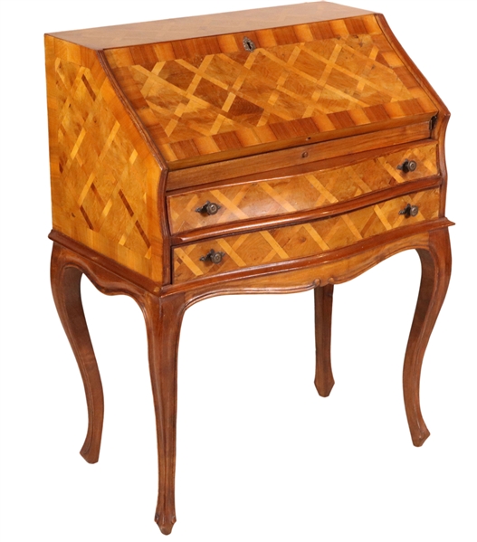 Neoclassical Style Inlaid Ladies Writing Desk
