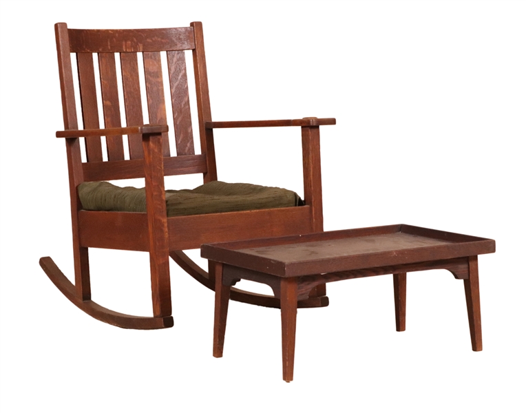Stickley Brothers Oak Rocking Chair