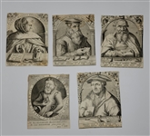 Five Old Master Engravings, Boissard and de Bry