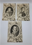Three Old Master Engravings of Distinguished Men