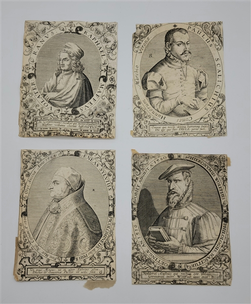 Four Old Master Engravings, Boissard and de Bry