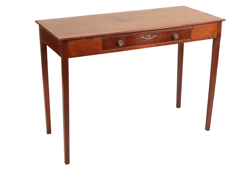 George III Mahogany One-Drawer Table