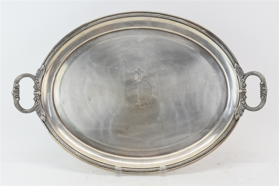 Bachmann Wien Silver Plate Double Handled Platter