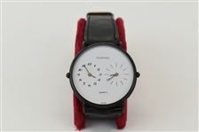 Torneau Dual Time Zone Black Wrist Watch 