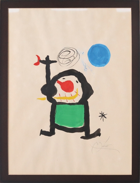 Joan Miro, Watercolor, Untitled