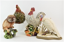 Group of Assorted Ceramic Birds