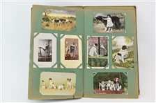 80+ Cats & Dogs Antique Postcards