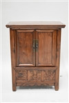 Vintage Asian Carved Hardwood Cabinet