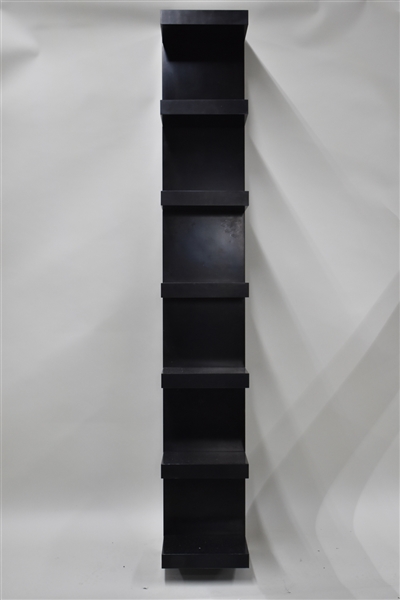 Modern Black Wall Mounted Floating Shelves