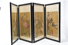 Asian Four Panel Table Screen