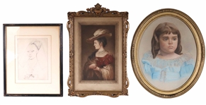Three Portraits of Women