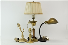 Group of Four Assorted Table Lamps