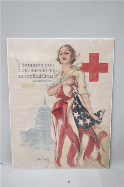 Harrison Fisher, WWI Red Cross Poster