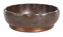 Tiffany Studios New York Bronze Footed Bowl