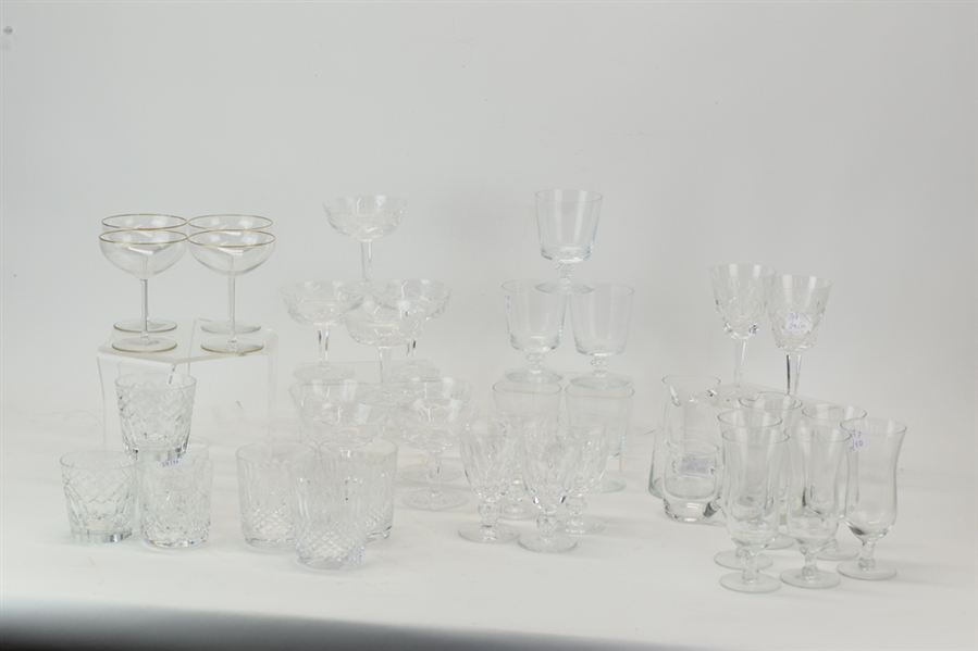 Group of Assorted Waterford Stemware