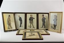 Five Vanity Fair "Men of the Day" Prints