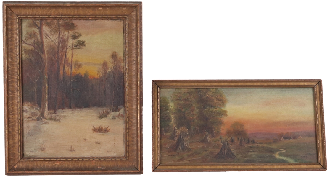 Two B.M. Schulz Paintings