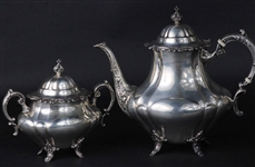 Reed and Barton Sterling Silver Teapot and Sugar 