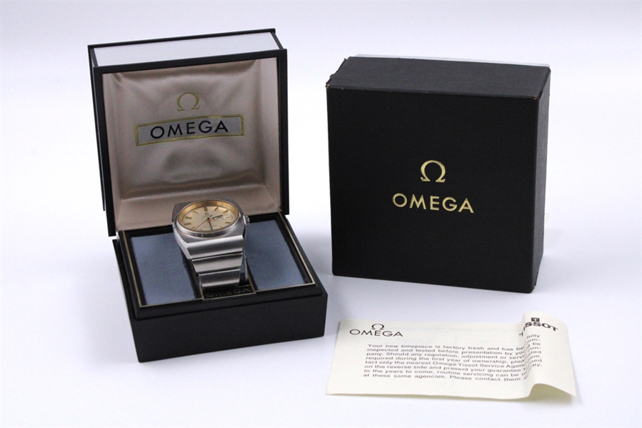 Large Omega Sea Master Day-Date Watch