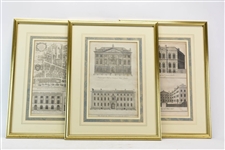 Three Antique Architectural Engravings
