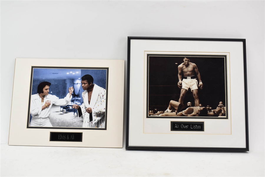 Group of Muhammad Ali and Elvis Photographs