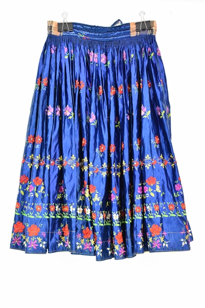 Vintage Asian Needlework Ladies Ceremonial Skirt