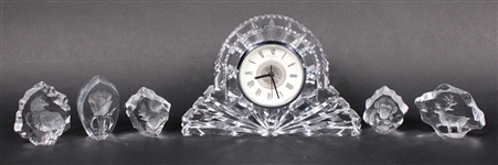 Waterford Cut Crystal Desk Clock