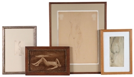 Group of Nude Figural Studies