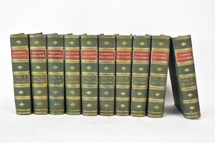 Ten Volumes of Chambers Encyclopedia