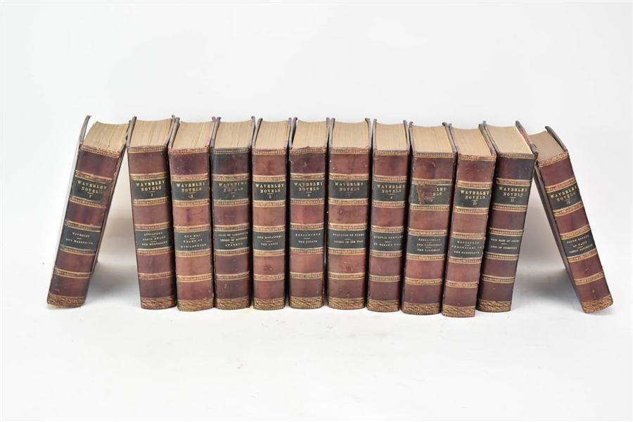 Twelve Volumes of Waverley Novels